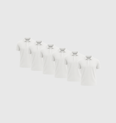 Pack de 6 Polos - Blanc