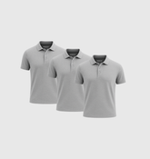 Pack de 3 Polo - Gris