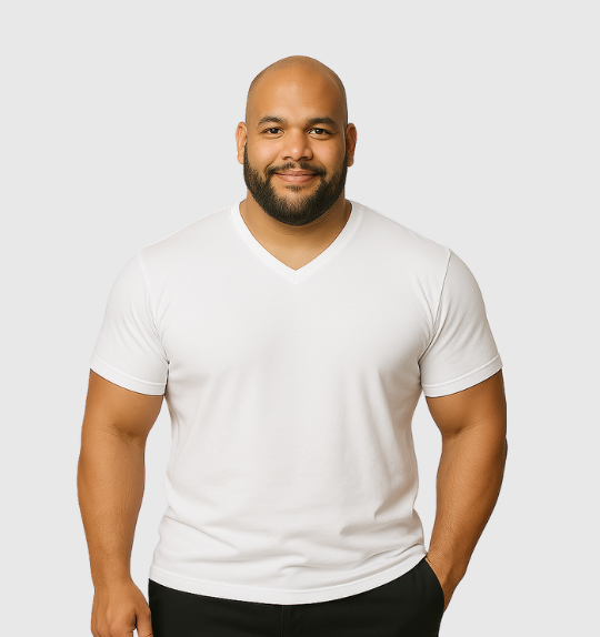 Pack de 2 Col V - Blanc