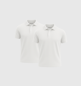 Pack de 2 Polos - Blanc