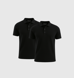 Pack de 2 Polos - Noir