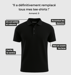 Pack de 9 Polos - Noir
