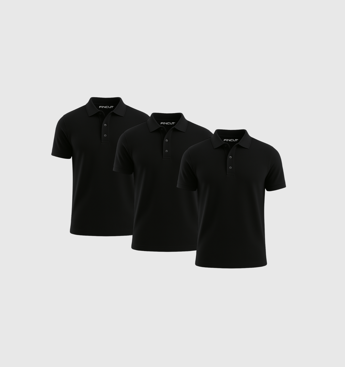 Pack de 3 Polos - Noir